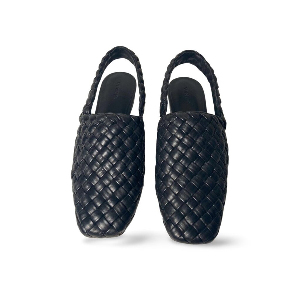 Vince Black Woven Flats